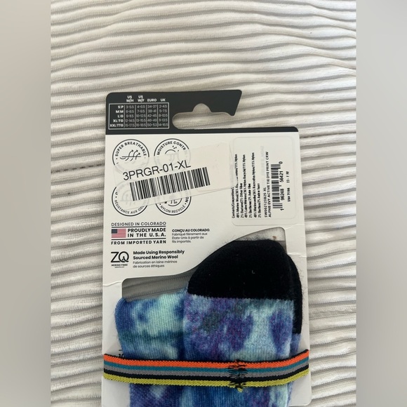 Smartwool HIKE Merino Women Socks Size XL 10-12.5 Crew Height/Length Hiking Boot - Picture 4 of 4